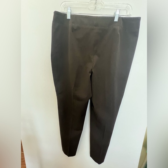 TALBOTS HERITAGE BROWN ANKLE SIZE 14 PETITE PANTS. INSEAM 28”  WAIST 17” (34”) - Picture 1 of 7